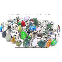 Multi & Mixed 5 Piece Wholesale Ring Lots 925 Sterling Silver Ring NRL-540