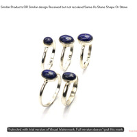 Lapis Lazuli 100 Piece Wholesale Ring Lot 925 Sterling Silver Ring NRL-4934