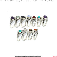 Multi & Mixed 5 Piece Wholesale Ring Lots 925 Sterling Silver Ring NRL-492
