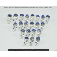 Lapis Lazuli 100 Piece Wholesale Ring Lot 925 Sterling Silver Ring NRL-4908