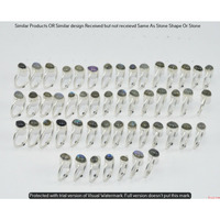 Labradorite 100 Piece Wholesale Ring Lot 925 Sterling Silver Ring NRL-4888