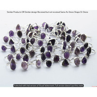 Amethyst 100 Piece Wholesale Ring Lot 925 Sterling Silver Ring NRL-4745