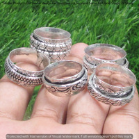Spinner Meditation 100 Piece Wholesale Ring Lot 925 Sterling Silver Ring NRL-4642