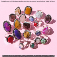 Multi & Mixed 50 Piece Wholesale Ring Lots 925 Sterling Silver Ring NRL-4130