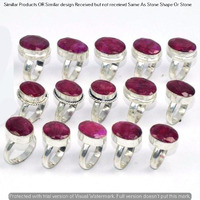 Red Onyx 50 Piece Wholesale Ring Lots 925 Sterling Silver Ring NRL-3917
