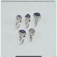 Amethyst 40 Piece Wholesale Ring Lots 925 Sterling Silver Ring NRL-3788