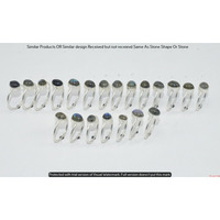 Labradorite 40 Piece Wholesale Ring Lots 925 Sterling Silver Ring NRL-3782