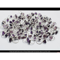 Amethyst 40 Piece Wholesale Ring Lots 925 Sterling Silver Ring NRL-3631