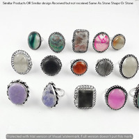Coral & Mixed 5 Piece Wholesale Ring Lots 925 Sterling Silver Ring NRL-35