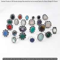 Multi & Mixed 30 Piece Wholesale Ring Lots 925 Sterling Silver Ring NRL-3333