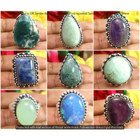 Multi & Mixed 25 Piece Wholesale Ring Lots 925 Sterling Silver Ring NRL-2750