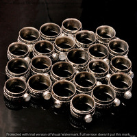Moonstone 25 Piece Wholesale Ring Lots 925 Sterling Silver Ring NRL-2242