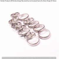 Spinner Meditation 5 Pcs Wholesale Lot Ring Stainless Steel Band Ring NR-166