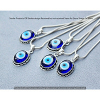 Evil Eye 5 Pcs Wholesale Lot 925 Sterling Silver Plated Jewelry NP-17-541