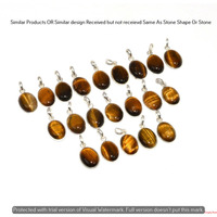 Tiger Eye 5 Pcs Wholesale Lot 925 Sterling Silver Plated Jewelry NP-17-506