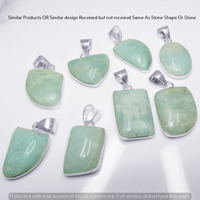 Amazonite 5 Pcs Wholesale Lot 925 Sterling Silver Plated Jewelry NP-17-356