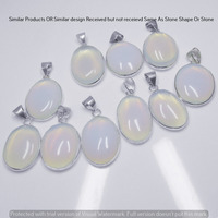 Opalite & Multi 5 Pcs Wholesale Lot 925 Sterling Silver Plated Jewelry NP-17-336