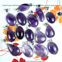 Amethyst 5 Pcs Wholesale Lot 925 Sterling Silver Plated Jewelry NP-13-110