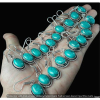 Turquoise 15 Pair Wholesale Lot 925 Sterling Silver Earring NLE-971