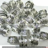 Spinner Meditation Gemstone 5 pcs Wholesale Lot 925 Sterling Silver Plated Rings