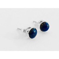 Lapis Lazuli 5 Piece Wholesale Lot 925 Sterling Silver Plated Earring ET-14