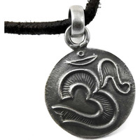 Dream Day!! 925 Sterling Silver Om Pendant