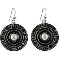 Big Falling In Love !! Pearl 925 Sterling Silver Earrings