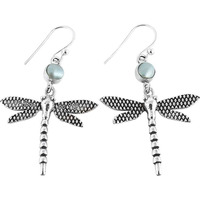 Amazing!! 925 Silver Pearl Earrings