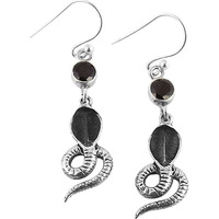 Awesome Style Of!! 925 Silver Garnet Gemstone Earrings