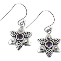 Breathtaking!! Amethyst 925 Sterling Silver Earrings