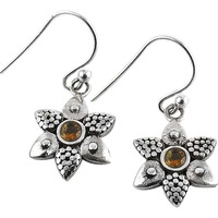 Big Love's Victory !! Citrine 925 Sterling Silver Earrings