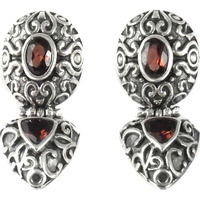 Best Quality ! Garnet 925 Sterling Silver Earrings