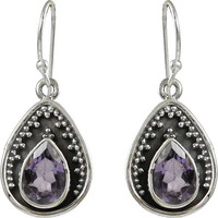 Big Secret Created!! 925 Sterling Silver Amethyst Earrings