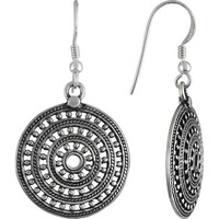 Natural Beauty ! 925 Sterling Silver Dangle Earrings