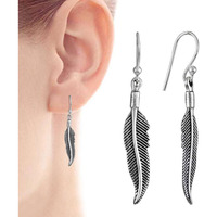 Amazing!! 925 Sterling Silver Leaf Earrings