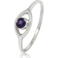 Fashion Design!! 925 Sterling Silver Amethyst Ring