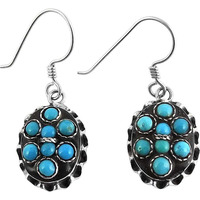 Corrico Lake !! Turquoise 925 Sterling Silver Earrings