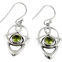 So In Love!! Peridot 925 Sterling Silver Earrings