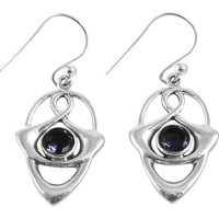 Jumbo Fantastic!! Iolite 925 Sterling Silver Earrings