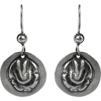 925 Sterling Silver Lord Ganesh Earrings