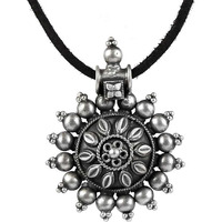 Flower Style!! 925 Sterling Silver Pendant