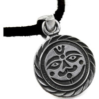 Moon Design!! 925 Sterling Silver Pendant