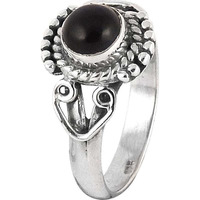 Lavender Dreams! 925 Silver Black Onyx Ring