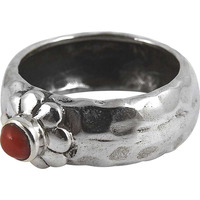 Lady Elegance! 925 Silver Coral Ring