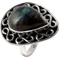 My Sweet!! 925 Silver Labradorite Gemstone Ring