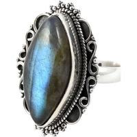 Spell! Labradorite 925 Sterling Silver Rings