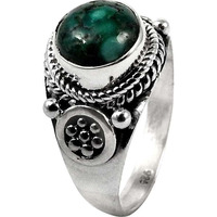 New Fashion!! Turquoise 925 Sterling Silver Ring