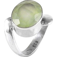 Royal!! 925 Silver Prehnite Ring