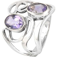 Captivating !! Amethyst 925 Sterling Silver Ring