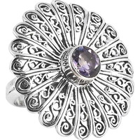 Misty Morning! Amethyst 925 Sterling Silver Rings